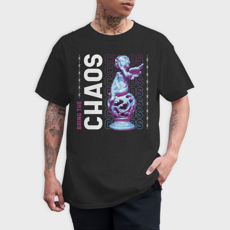 Nach Trap Chaos, Tricou Barbati (Unisex)
