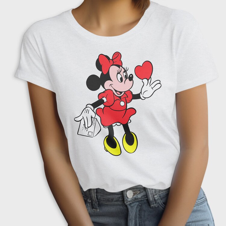 Cartoon Retro Minnie 2, Tricou Femei