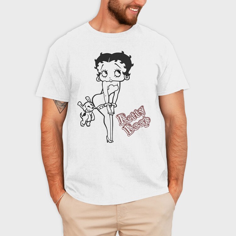 Betty Boop 68, Tricou Barbati (Unisex)