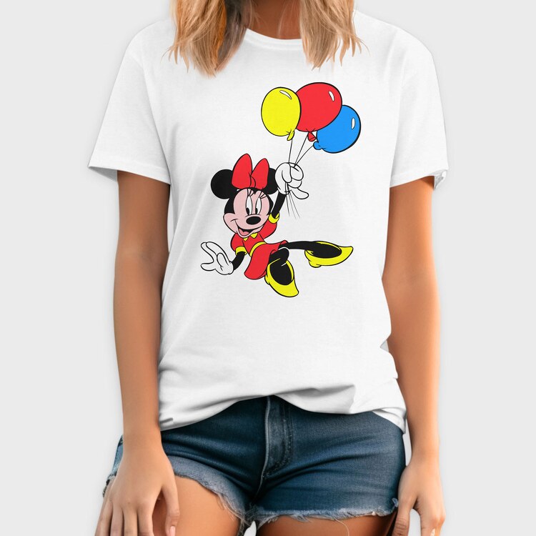 Cartoon Retro Minnie 3, Tricou Barbati (Unisex)