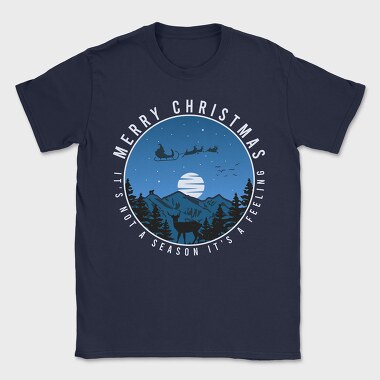 Merry Reindeer Night, Tricou Barbati (Unisex)