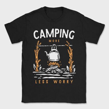 More Less Worry, Tricou Barbati (Unisex)