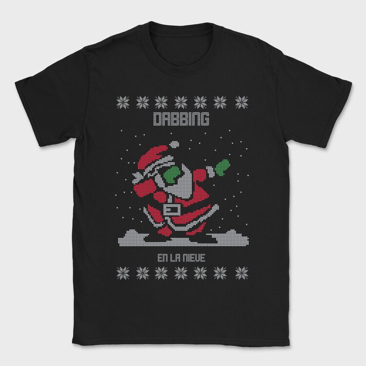 Dabbing Reindeer Sweater, Tricou Barbati (Unisex)