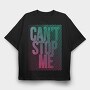 Colorful Stripes, Tricou Oversize Barbati (Unisex)