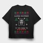 Christmas Sweater Knit, Tricou Oversize Barbati (Unisex)