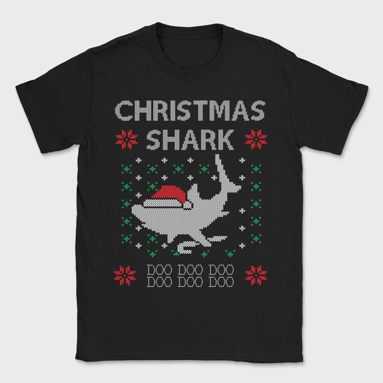 Christmas Shark Sweater, Tricou Barbati (Unisex)