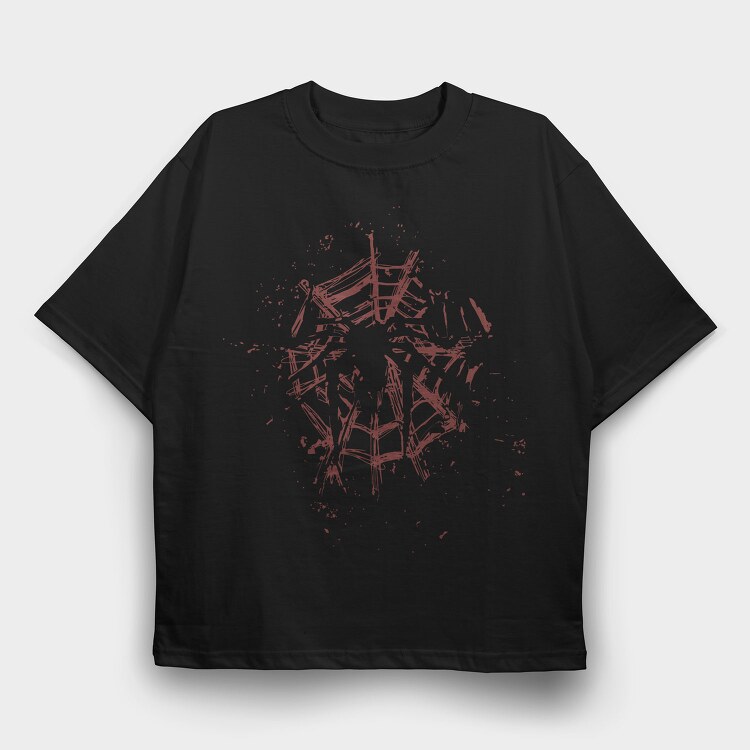 Blood Splatter, Tricou Oversize Barbati (Unisex)