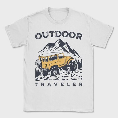 Outdoor Traveler, Tricou Barbati (Unisex)