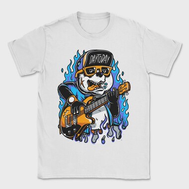 Panda Rockstar Guitar, Tricou Barbati (Unisex)