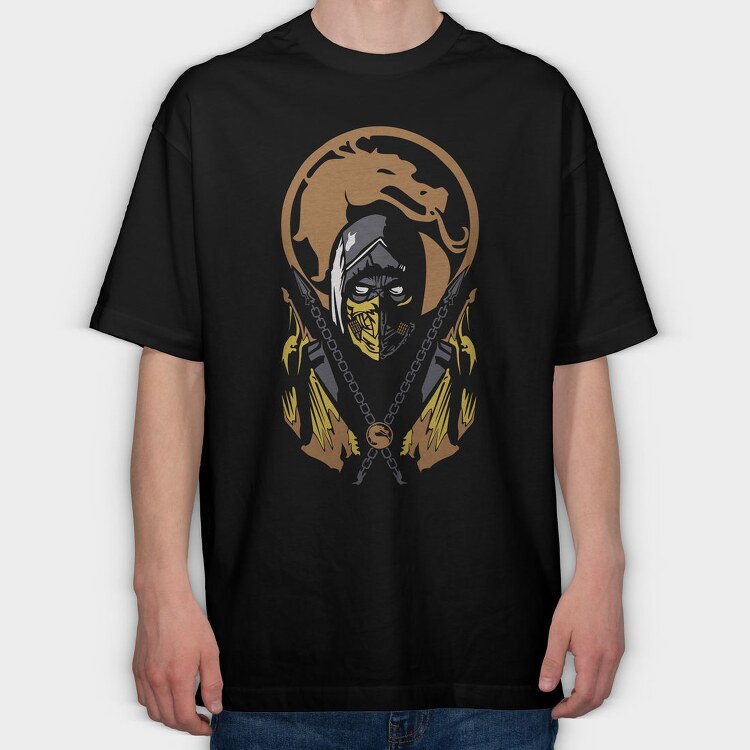Dragon Warrior 1, Tricou Oversize Barbati (Unisex)