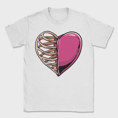 Ribbed Heart, Tricou Barbati (Unisex)