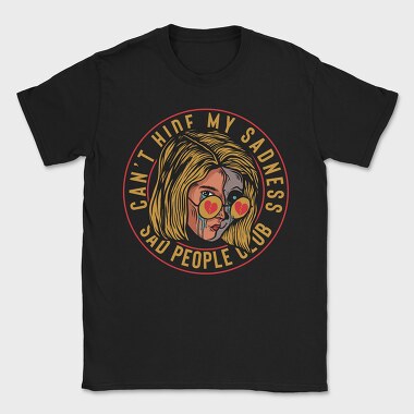 Sad People Club, Tricou Barbati (Unisex)