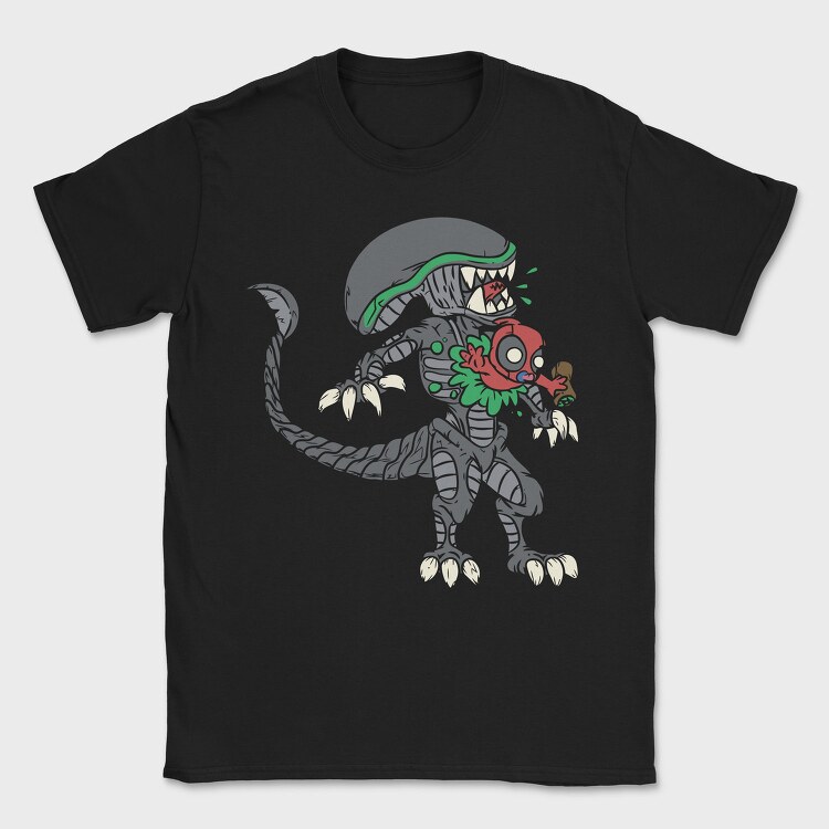 Alien Invader, Tricou Barbati (Unisex)