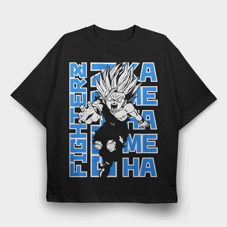 Fight Me Ha, Tricou Oversize Barbati (Unisex)
