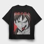 Erens Split Face, Tricou Oversize Barbati (Unisex)