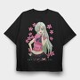 Elizabeth Cherry Blossom, Tricou Oversize Barbati (Unisex)