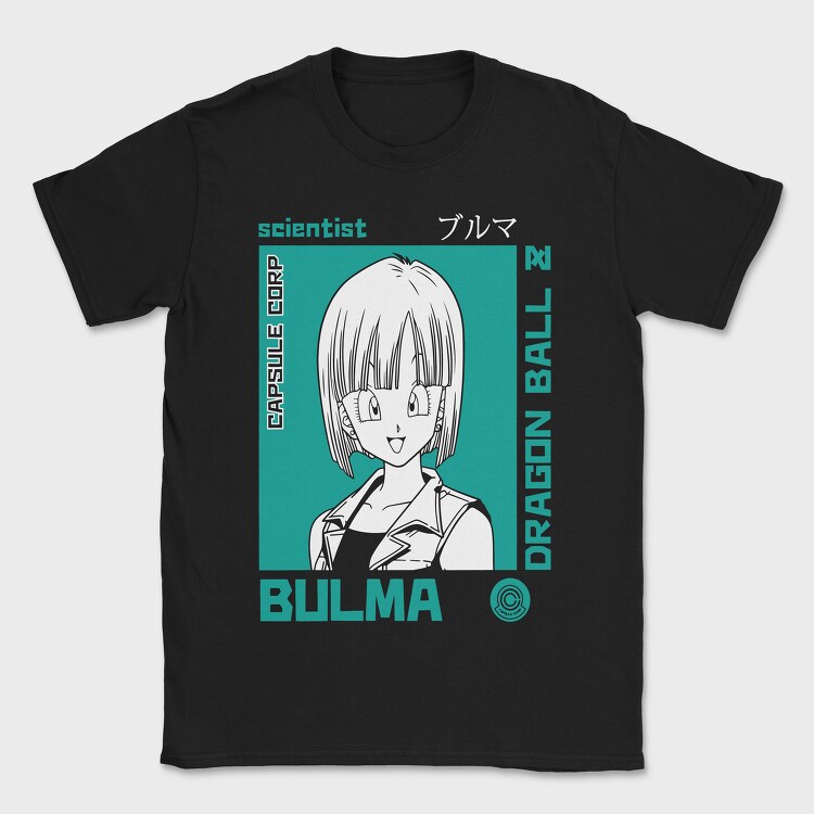Dragon Ball Bulma Scientist, Tricou Barbati (Unisex)