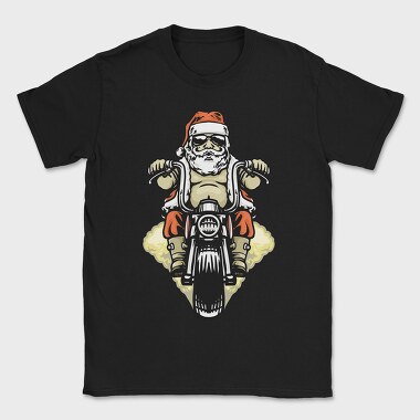 Santa Biker, Tricou Barbati (Unisex)