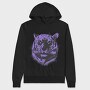Purple Tiger, Hanorac Oversize Barbati (Unisex)