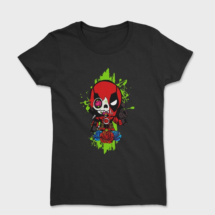 Deadpool Chibi Rose, Tricou Femei