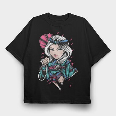 Silver Fox Warrior, Tricou Oversize Barbati (Unisex)