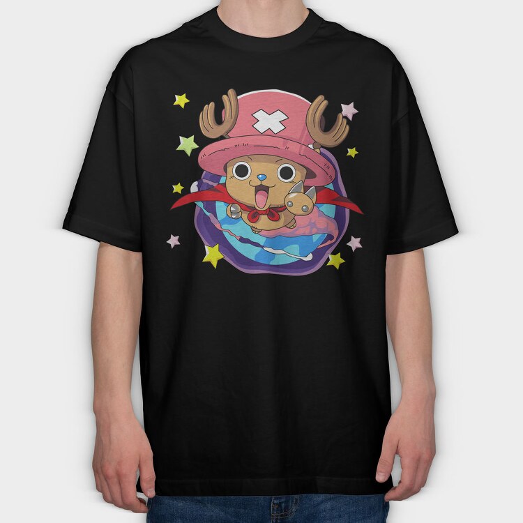 Chopper Star Burst, Tricou Oversize Barbati (Unisex)