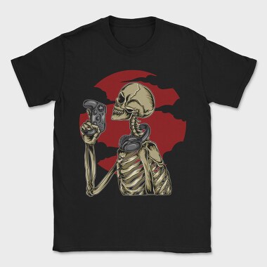 Skeleton Gamer, Tricou Barbati (Unisex)