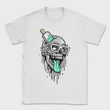 Skull Glasses Pickle, Tricou Barbati (Unisex)