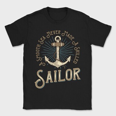 Smooth Sea Sailor, Tricou Barbati (Unisex)