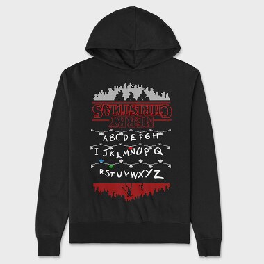 Christmas Pixel Art, Hanorac Oversize Barbati (Unisex)