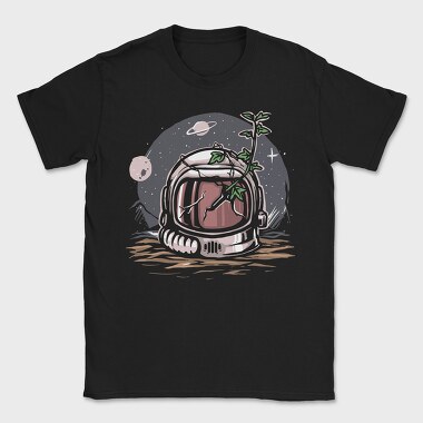 Space Sprout Helmet, Tricou Barbati (Unisex)