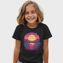Retro Sunset View, Tricou Copii