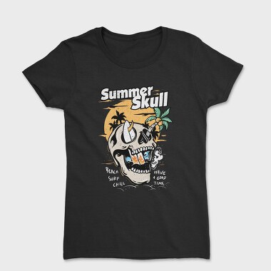Summer Skull Vibes, Tricou Femei