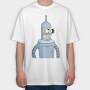 Benderbot, Tricou Oversize Barbati (Unisex)