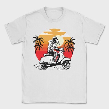 Sunset Scooter Ride, Tricou Barbati (Unisex)