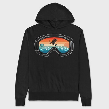 Sunset Ski Goggles, Hanorac Oversize Barbati (Unisex)