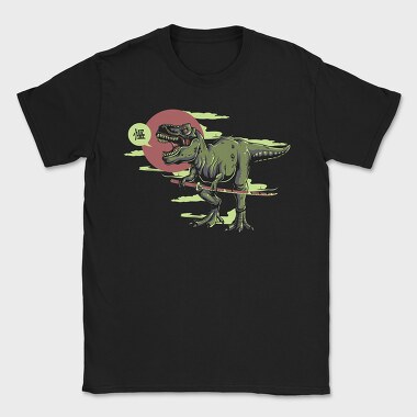 T Rex Samurai, Tricou Barbati (Unisex)