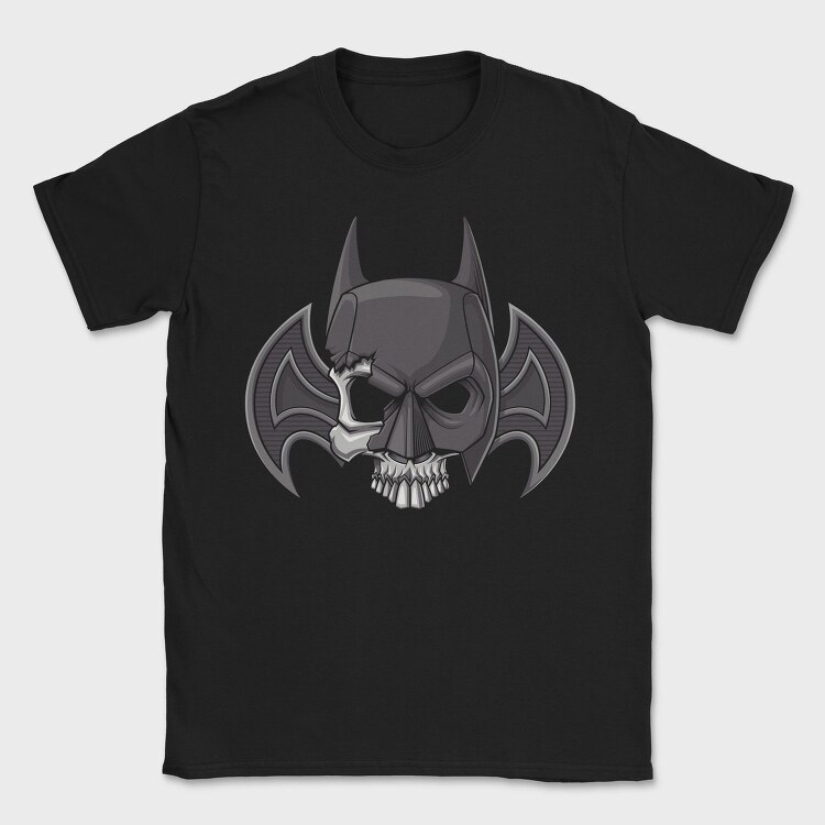 Batman Skull Emblem, Tricou Barbati (Unisex)