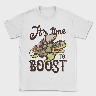 Turtle Boost Time, Tricou Barbati (Unisex)