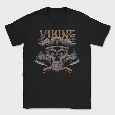 Viking Skull Horns, Tricou Barbati (Unisex)