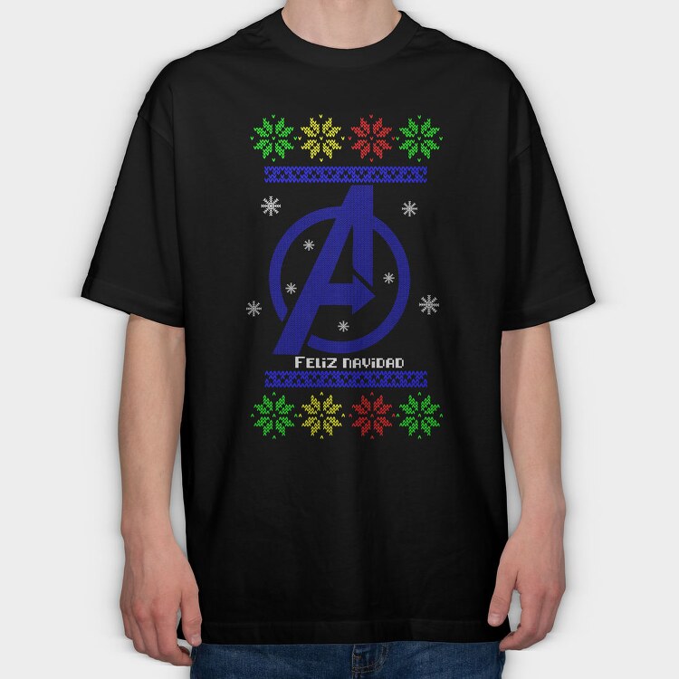 Avengers Knit Sweater, Tricou Oversize Barbati (Unisex)