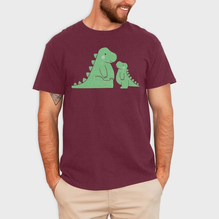 Cute Dinosaur, Tricou Barbati (Unisex)