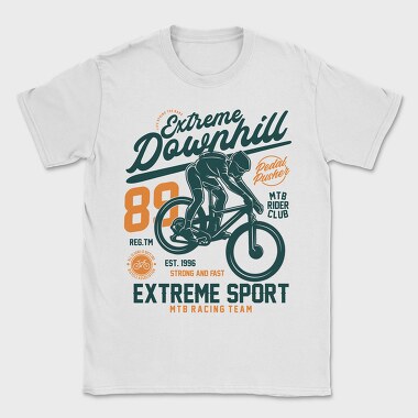 Extreme Downhill Racer, Tricou Barbati (Unisex)