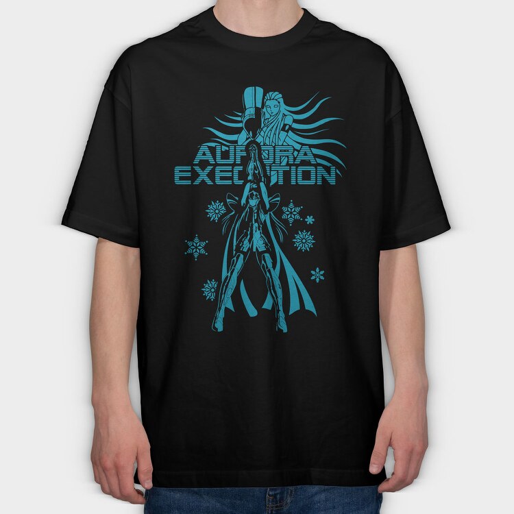 Aurora Execution, Tricou Oversize Barbati (Unisex)