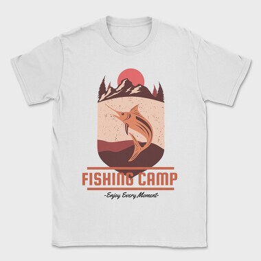 Fishing Camp Adventure, Tricou Barbati (Unisex)