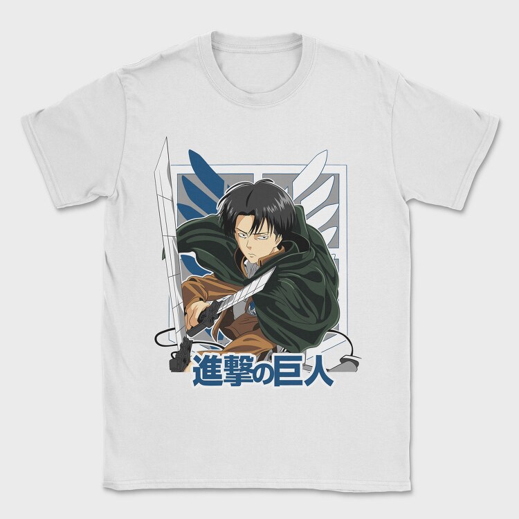 Attack On Titan Eren, Tricou Barbati (Unisex)