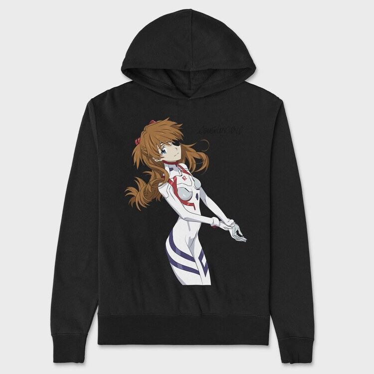 Asuka Eva Pilot, Hanorac Oversize Barbati (Unisex)