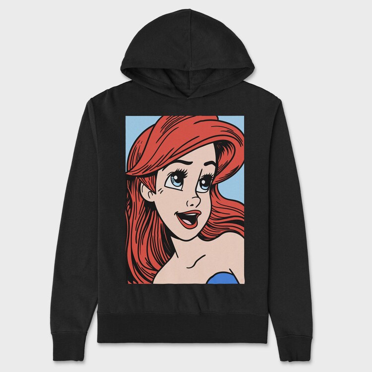 Ariels Smile, Hanorac Oversize Barbati (Unisex)