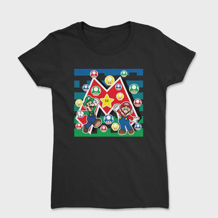 Mario Mushroom Star, Tricou Femei