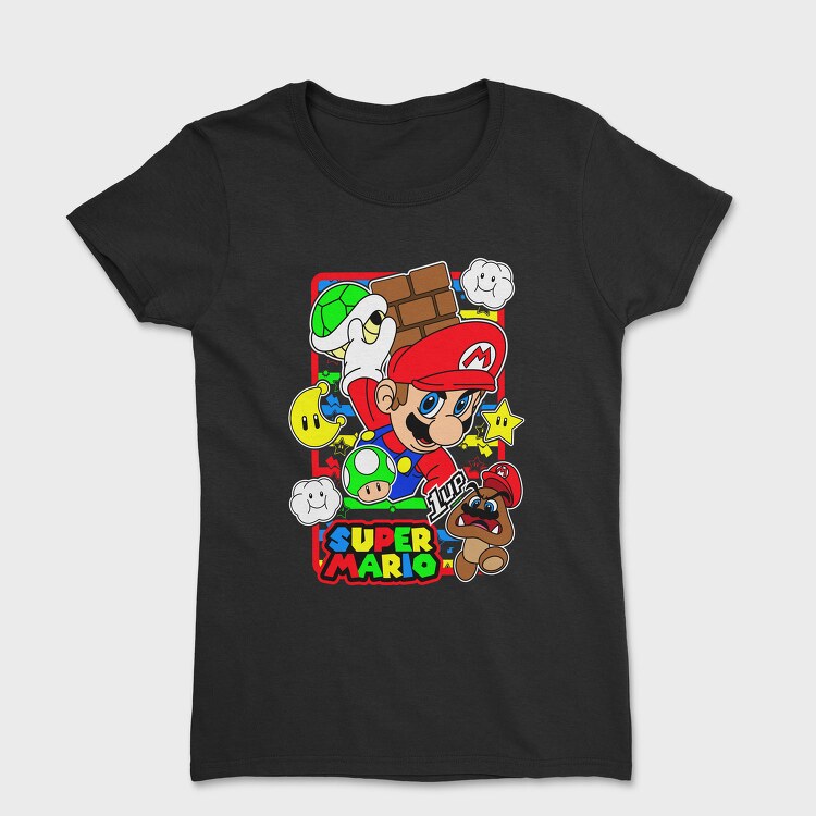 Super Mario 1up, Tricou Femei
